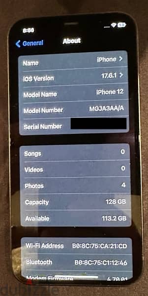 iPhone 12 128GB - Battery 88% - excellent condition 2