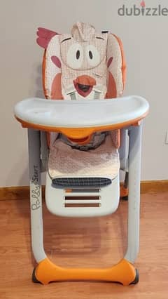 Chicco Polly 2 Start High Chair fancy chicken