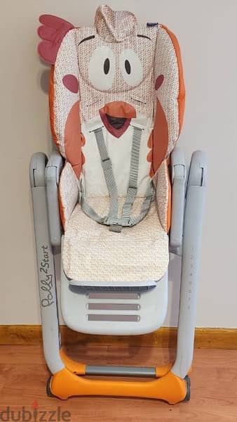 Chicco Polly 2 Start High Chair fancy chicken 4