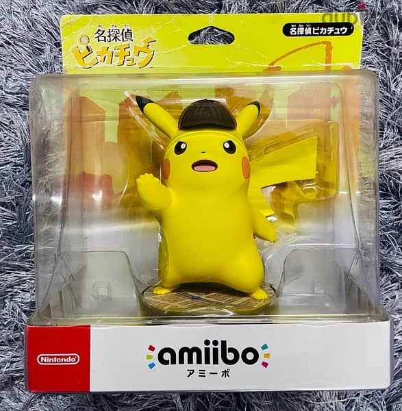 Nintendo “The Great Detective Pikachu” Rare Amiibo Figure 9