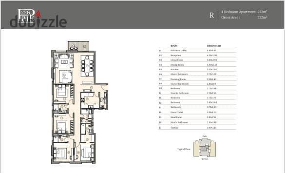 For Sale Apartment 232m in Hap Town (Hassan Allam) 1