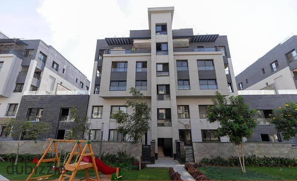 apartment for sale ( ready to move and fully finished ) with installments up to 10 years in Trio Gardens 5th Settlement 6