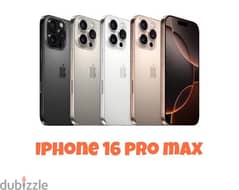 iPhone 16 pro max new