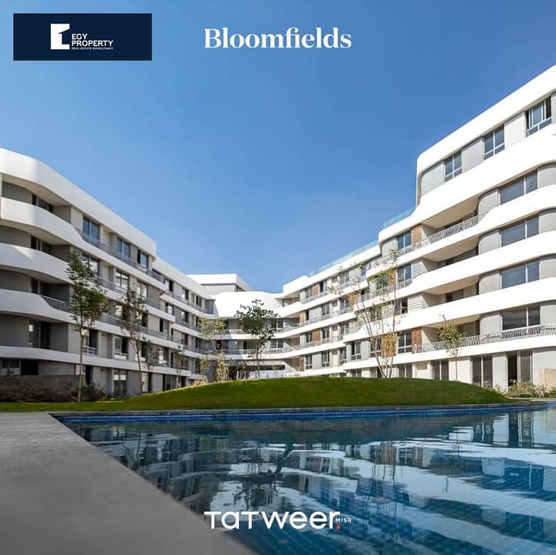 Own your Fully Finished apartment now in Mostakbal city with 10 years payment plan in Bloomfields Tatweer Misr 3