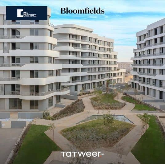 Own your Fully Finished apartment now in Mostakbal city with 10 years payment plan in Bloomfields Tatweer Misr 4