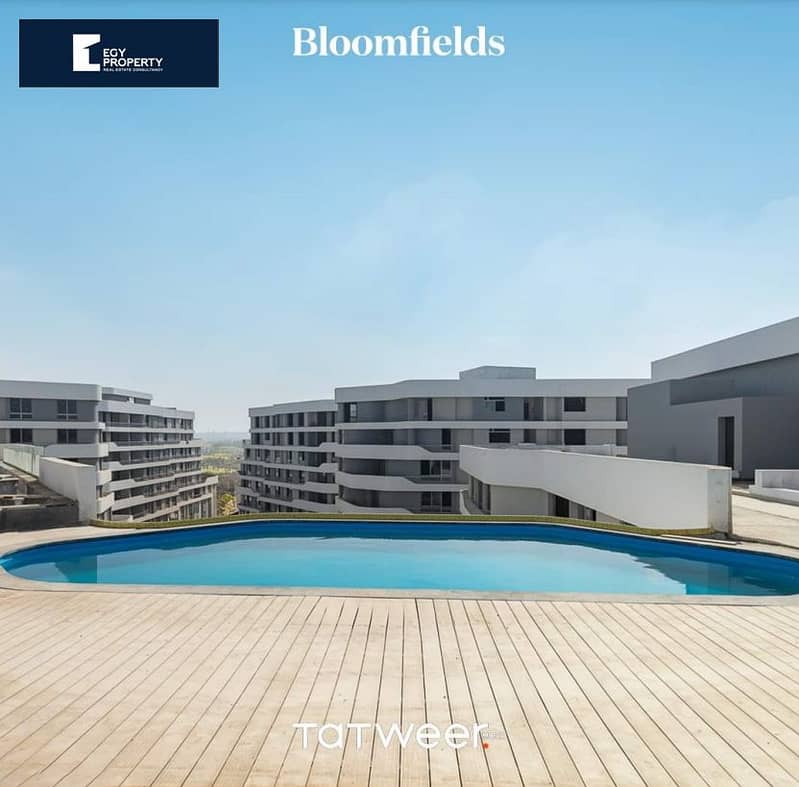 Own your Fully Finished apartment now in Mostakbal city with 10 years payment plan in Bloomfields Tatweer Misr 6