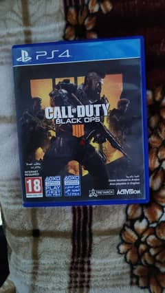 call of duty black ops 4 -ps4 cd