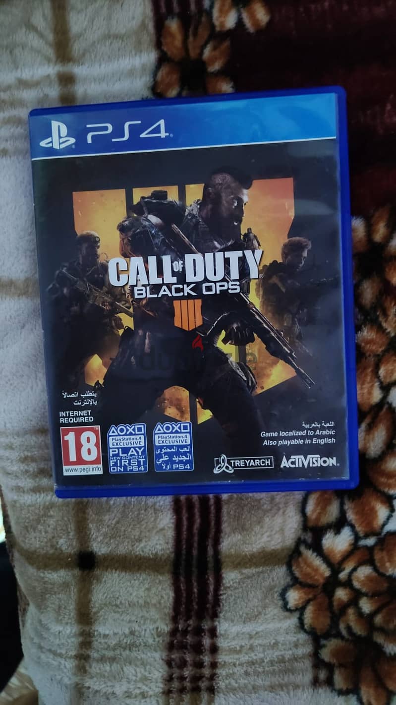 call of duty black ops 4 -ps4 cd 0