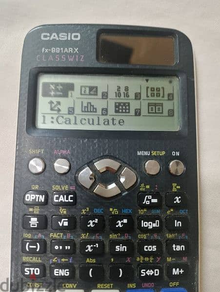 اله حاسبة 542 وظيفة Casio fx-991-arx انجليزى'عربى 'جدول بيانات 3