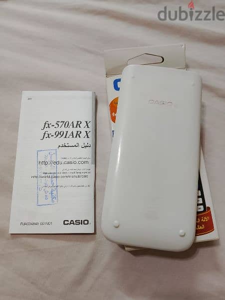 اله حاسبة 542 وظيفة Casio fx-991-arx انجليزى'عربى 'جدول بيانات 7