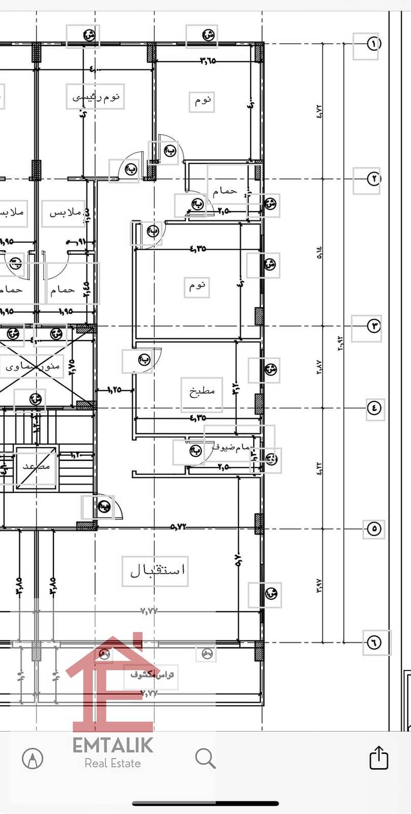 Apartment in koronfel  Villas in the Fifth Settlement with an area of ​​240 square meters. 3 bedrooms , 3 bathrooms and piece reception 1