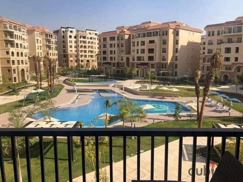 Finished and Ready to move apartment for sale ( pool view ) In 5th Settlement ، 90 Avenue Compound in front of the American University 1