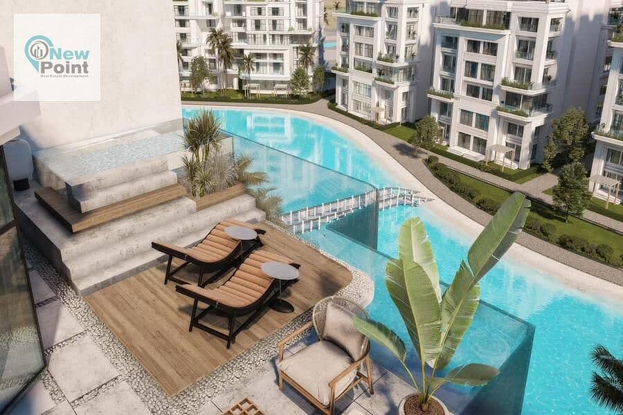 The best opportunity for investment in the R7 area directly on the Central Park In Lumia Compound  Own a 186 m apartment with an open view Consists of 3