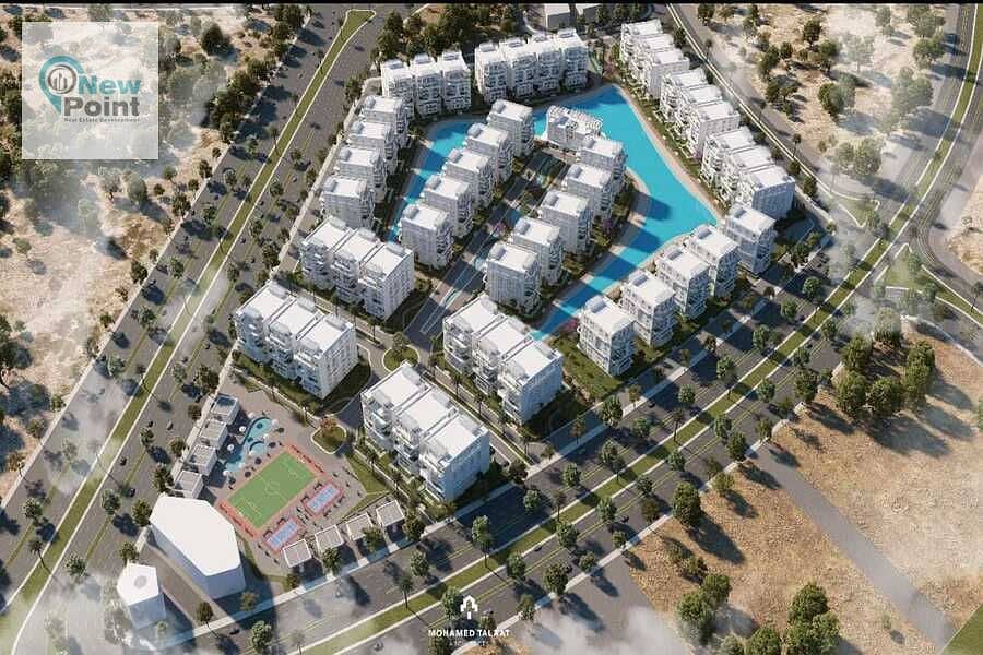 اخر شقة ستوديو 91 م + حديقة 76 م فى كمبوند لوميا ريزيدنس Lumia Residence بمنطقة الR7 9