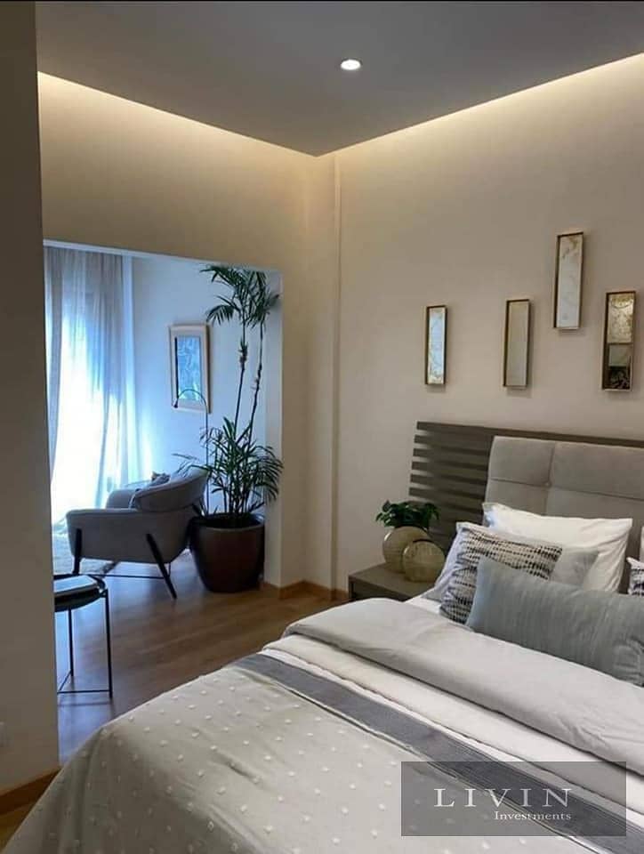 Apartment for sale, large area 185 m, in the most distinguished compounds of La Vista Company, El Patio Sola Compound, with a downpayment start 5% 3