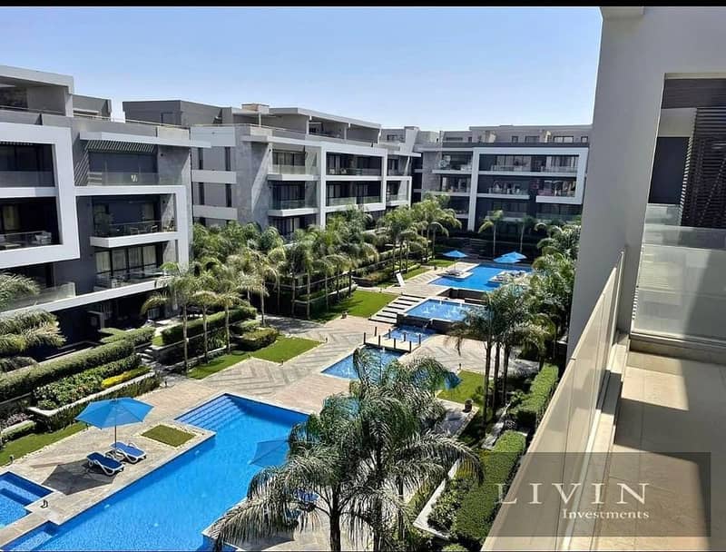 Apartment for sale, large area 185 m, in the most distinguished compounds of La Vista Company, El Patio Sola Compound, with a downpayment start 5% 7