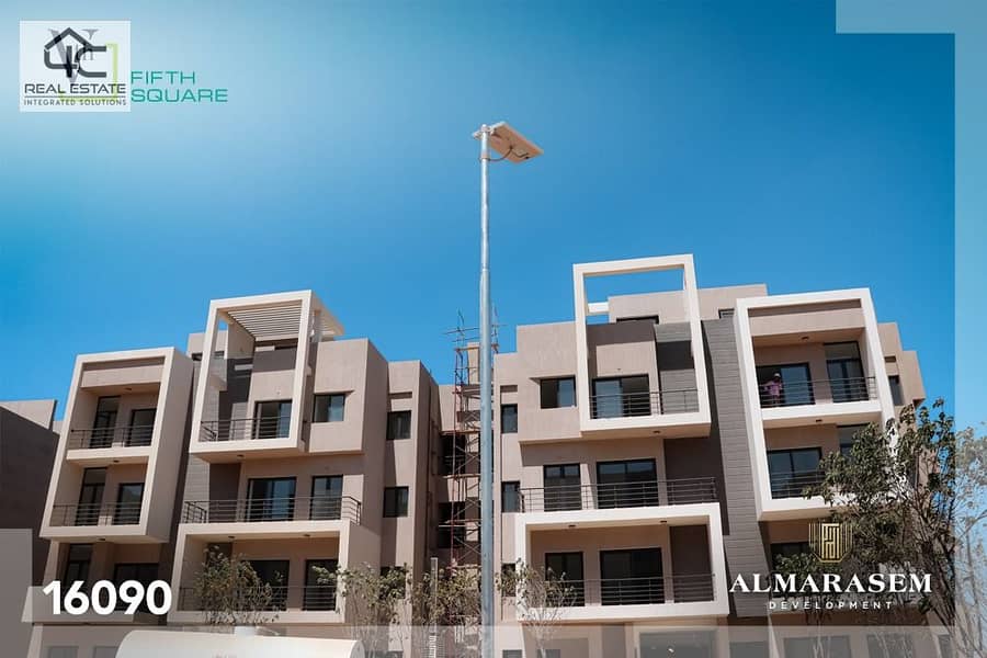 Sky Loft for sale in installments in Fifth Settlement, 178 + 90 m 2