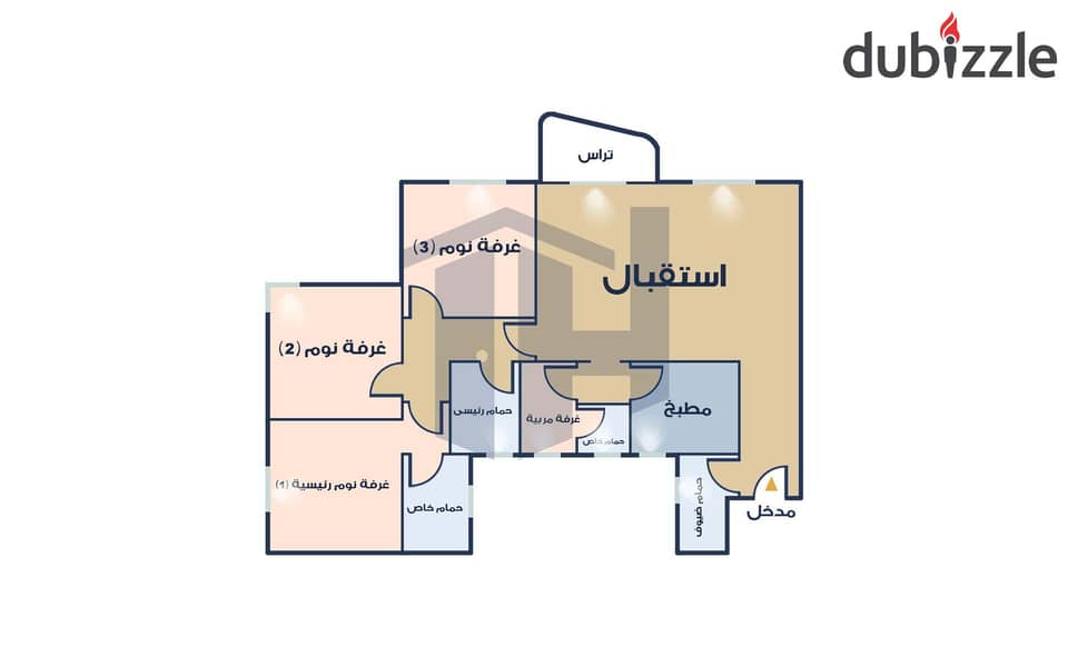 شقة لإعادة البيع 172م ( Cleo - Palm Hills ) التجمع الخامس 3