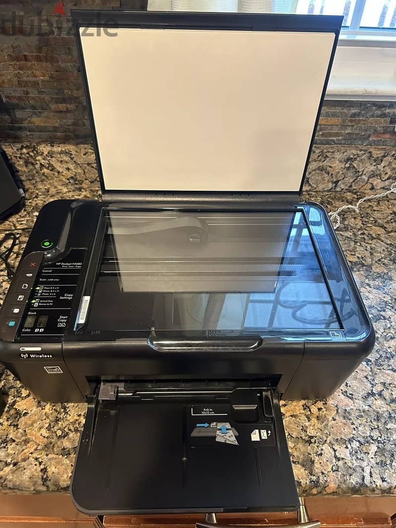 HP printer Black Deskjet F4580 Serise 1