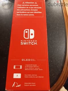 Nintendo Switch Oled Console Plus Two Original Games: ZELDA/MARIOKART