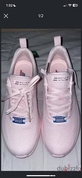 Skechers pink running shoes 1