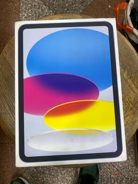 iPad 10 WiFi 256G Blue جديد متبرشم 0