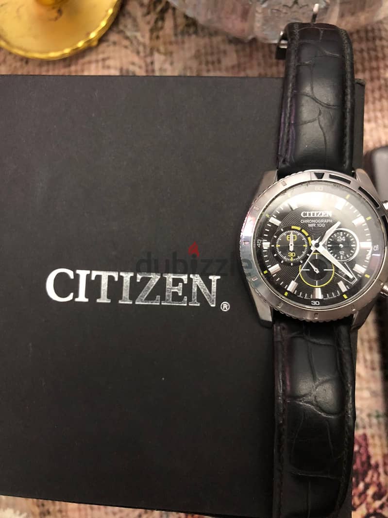 Citizen chronograph wr100 - Watch ساعة سيتزين رجالى ياباني أوريجنال 2