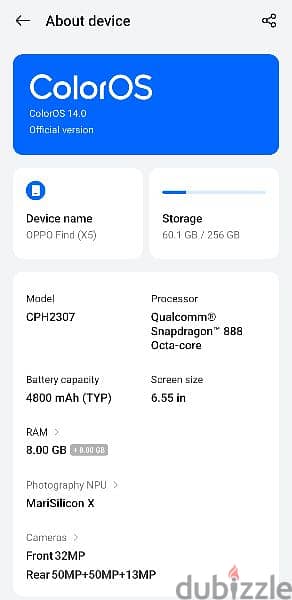 oppo find x5 5G 4