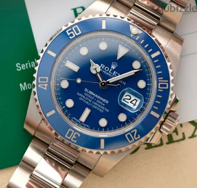 Rolex collections mirror original 
sapphire crystal 
stainless-steel 9