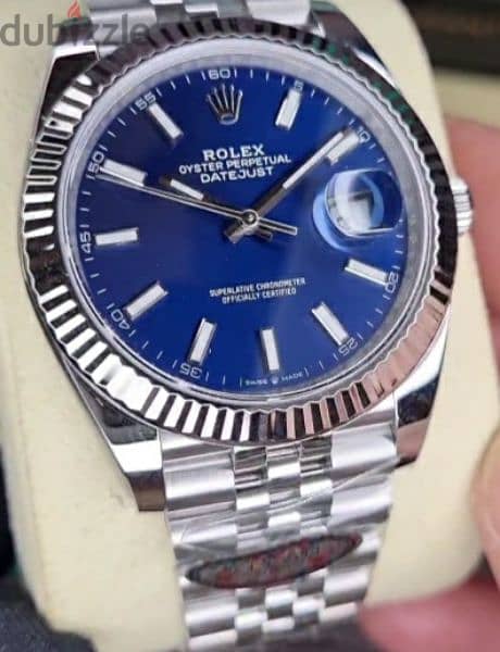 Rolex collections mirror original 
sapphire crystal 
stainless-steel 15