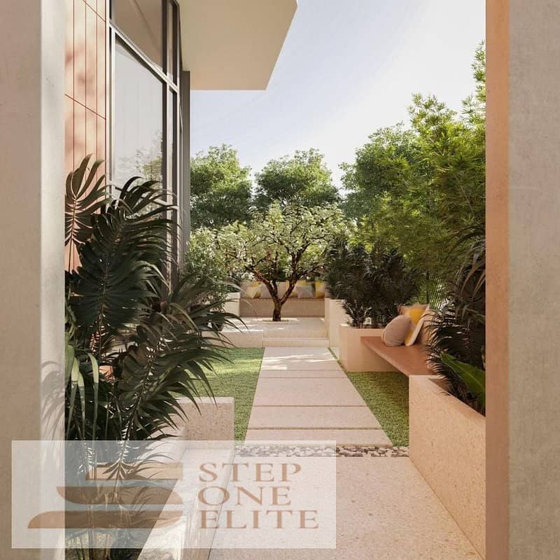 Apartment with private garden for sale in the most luxurious location in the First Settlement, near Cairo Airport 11