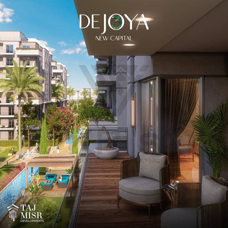 Resale  Apartment Landscape 138m | De Joya 3 |   Cairo / New Capital City / De Joya 3