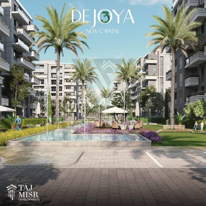 Resale  Apartment Landscape 138m | De Joya 3 |   Cairo / New Capital City / De Joya 7