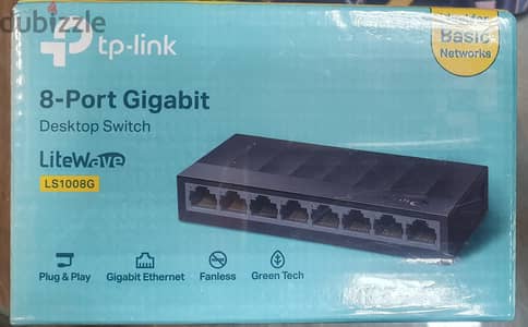 Switch tp-Link 8- port Gugabit