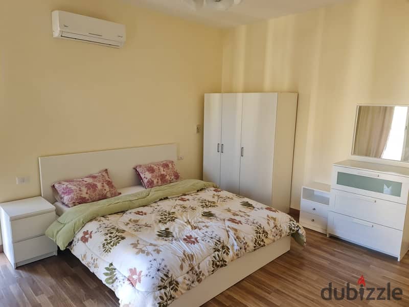 Apartment furnished 3 beds for rent at the Address compound elshikh Zayed ultra modern 4