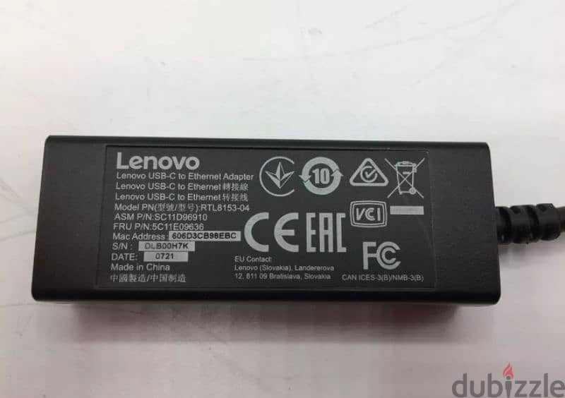 Lenovo USB-C to Ethernet@Adapter@ RTL8153-04 1