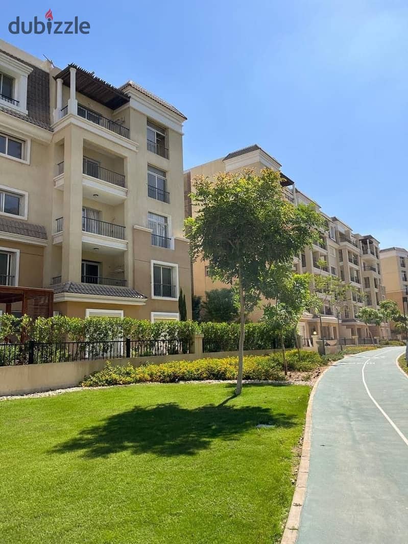 The last Duplex 4BR with private garden 160m with 42% discount in Sarai Compound on Suez Road 1