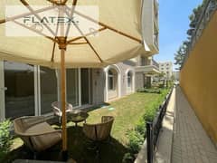 Ground floor apartment with garden for rent, fully furnished, in Mivida Compound