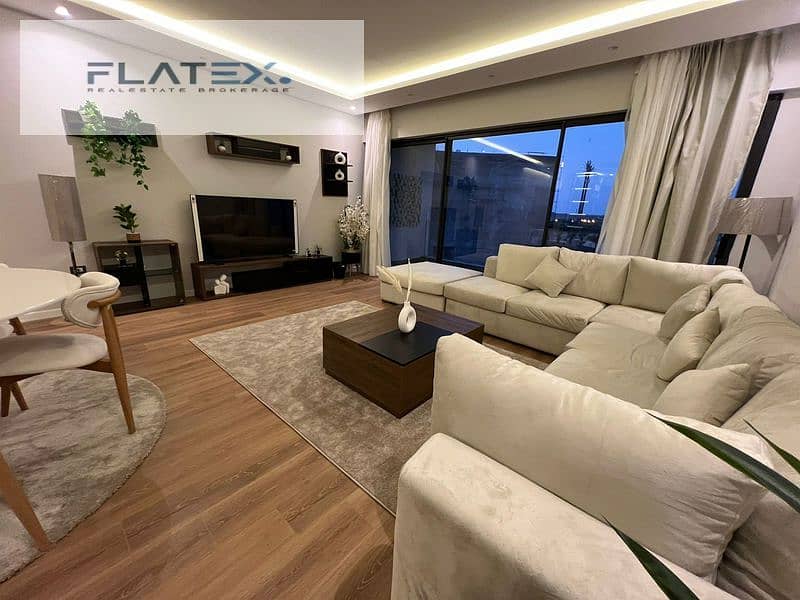 Fully furnished apartment for rent in Lake View Compound, distinctive 13