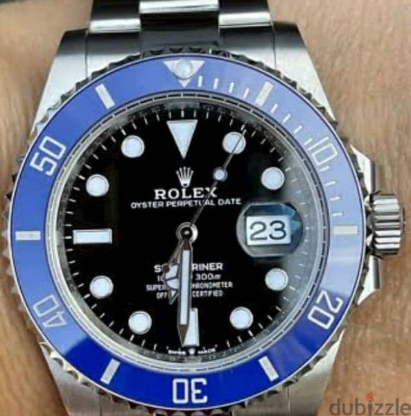 Rolex collections mirror original 
sapphire crystal 
stainless-steel 13