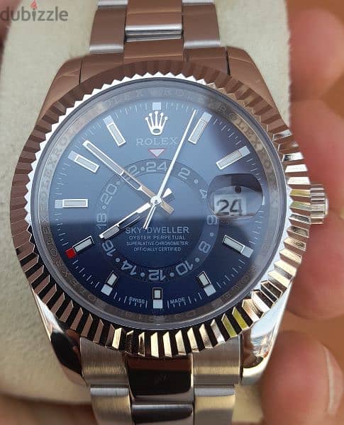 Rolex collections mirror original 
sapphire crystal 
stainless-steel 3