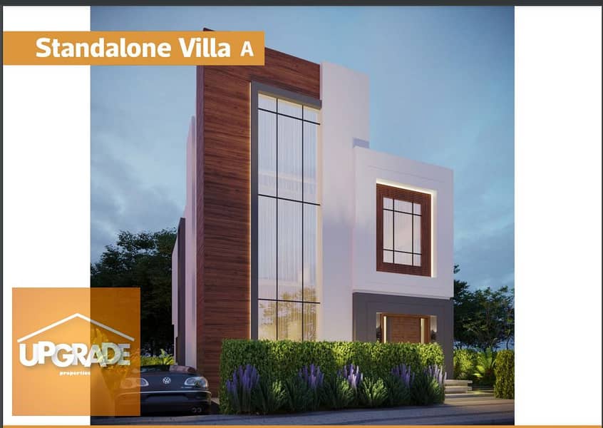 Standalone  villa, 334m net, with 218m garden, at the price of an apartment  in Ozi SoliMar Compound in Sheikh Zayed, near the new Beverly Hills, 5