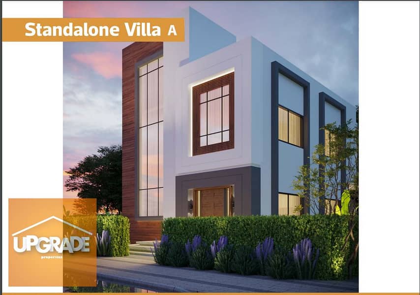 Standalone  villa, 334m net, with 218m garden, at the price of an apartment  in Ozi SoliMar Compound in Sheikh Zayed, near the new Beverly Hills, 6