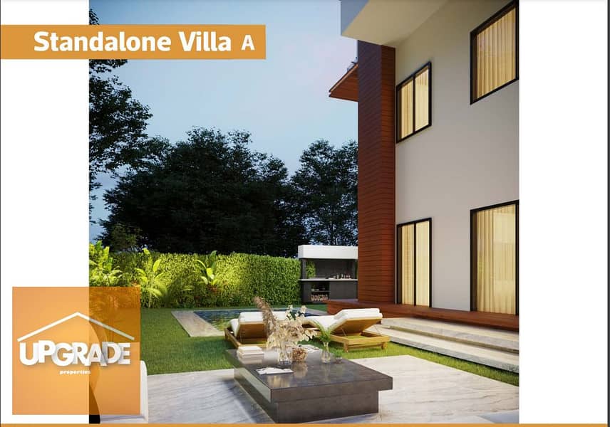 Standalone  villa, 334m net, with 218m garden, at the price of an apartment  in Ozi SoliMar Compound in Sheikh Zayed, near the new Beverly Hills, 7