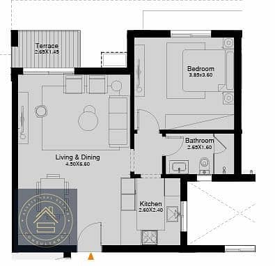 1 Bedroom Apartment for sale at O West Orascom 6th October with 310k Down Payment Over 7 Years Payment Plan. 13