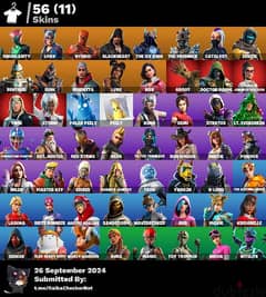 fortnite account (56 skin/ season 4) xbox/pc