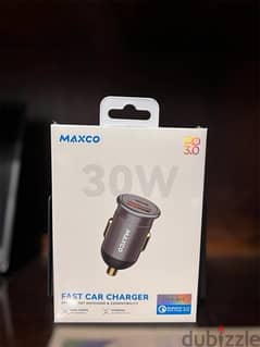 Maxco MQ06 Fast Car Charger 30W Dual Ports