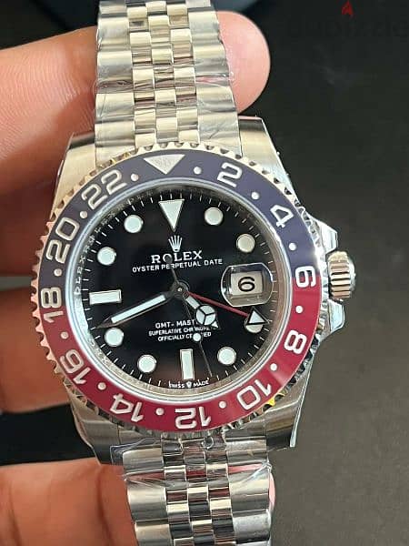 Rolex collections mirror original 
sapphire crystal 
stainless-steel 6