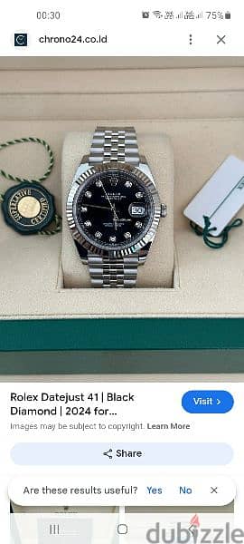 Rolex collections mirror original 
sapphire crystal 
stainless-steel 17