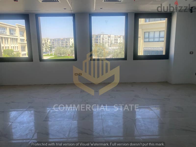 Finished Office at Mivida for Rent 126m-مكتب جاهز للايجار في ميفيدا 4